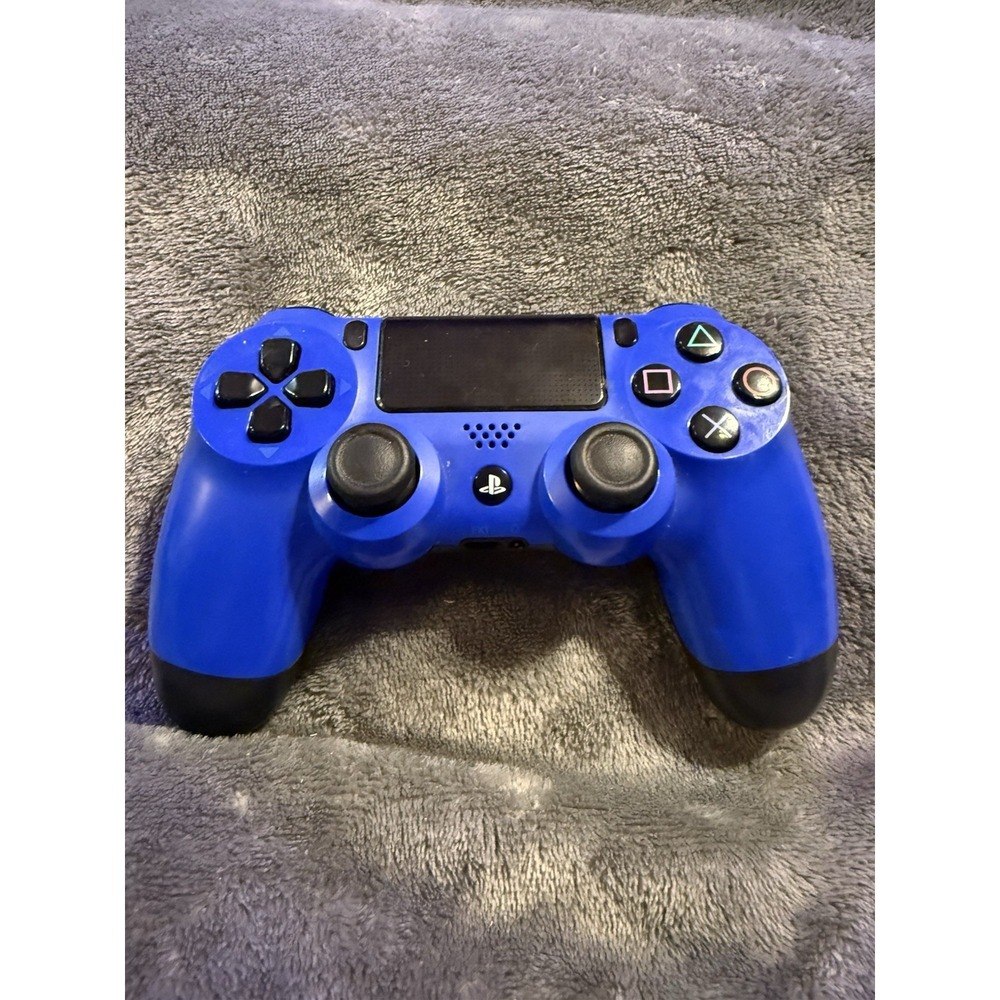 Genuine Sony PlayStation 4 DualShock Wireless Controller Blue In Good Condition